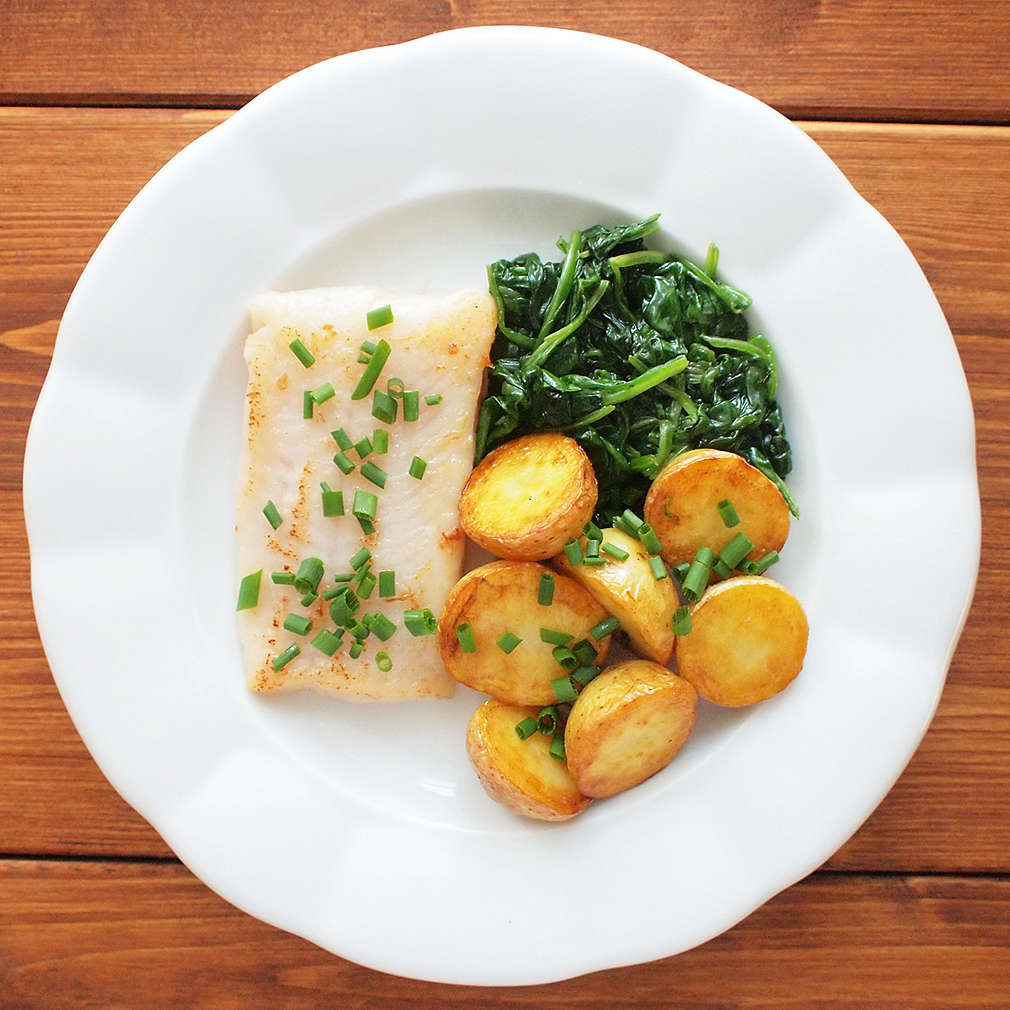 Pangasius s dušeným špenátem - Recept | Kaufland