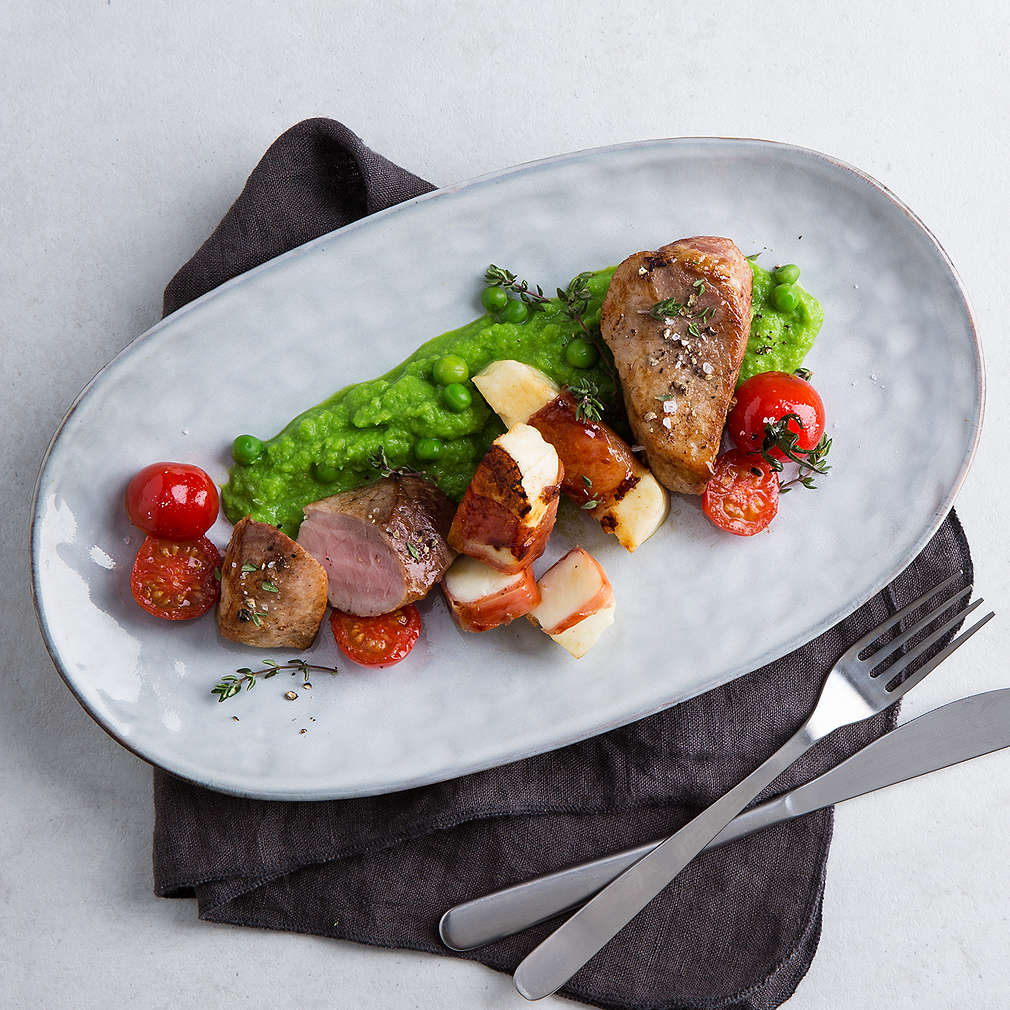 Medaillons vom Schweinefilet mit Erbsenpüree - Rezept | Kaufland