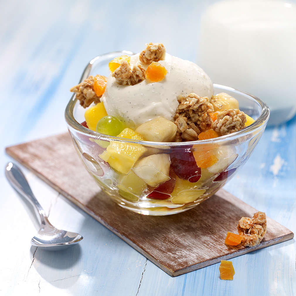 Frühstücks-Obstsalat mit Müsli-Crunch - Rezept | Kaufland
