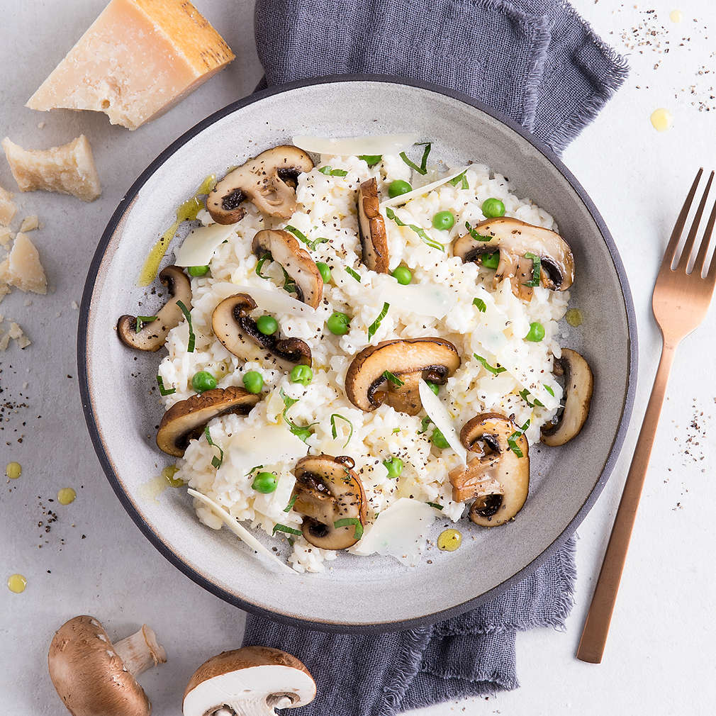 Pilz-Risotto mit Erbsen - Rezept | Kaufland