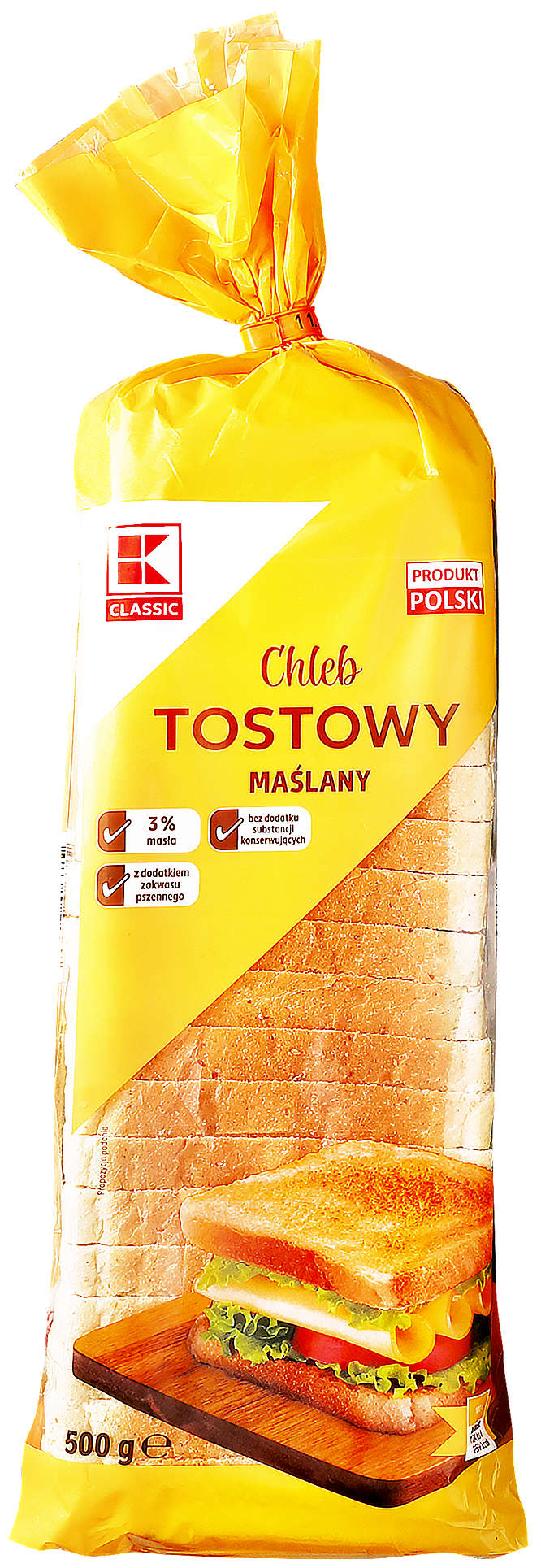 Zdjęcie oferty K-Classic Chleb tostowy, maślany