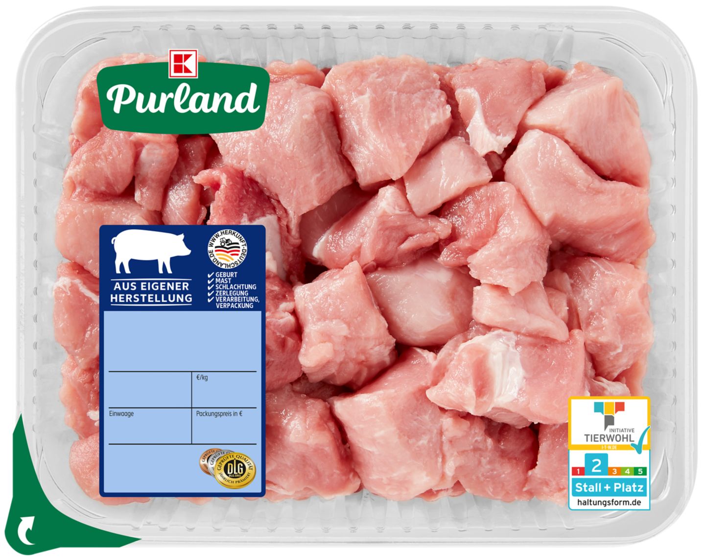 K-PURLAND Schweinegulasch XXL