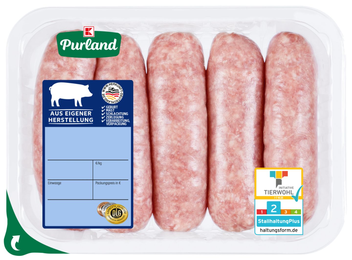 K-PURLAND Grobe Bratwurst