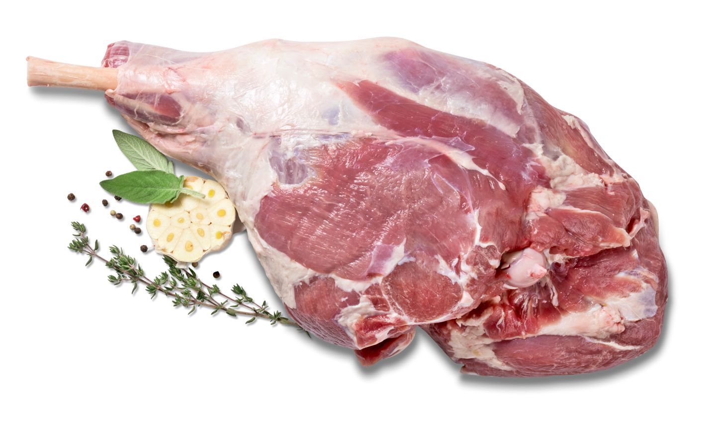 Lammkeule French Cut mit Knochen vom Salzwiesenlamm