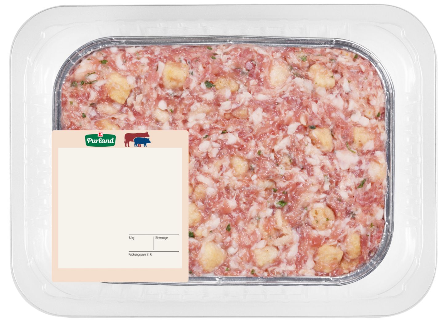 K-PURLAND Hackbraten aus Schweine- und Rindfleisch