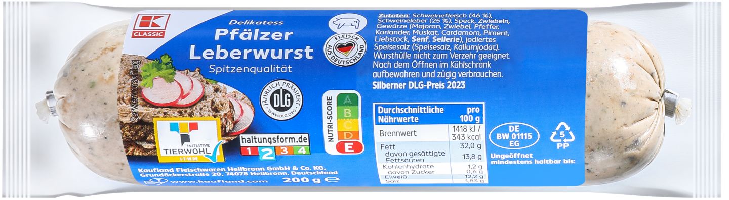 K-CLASSIC Pfälzer Leberwurst