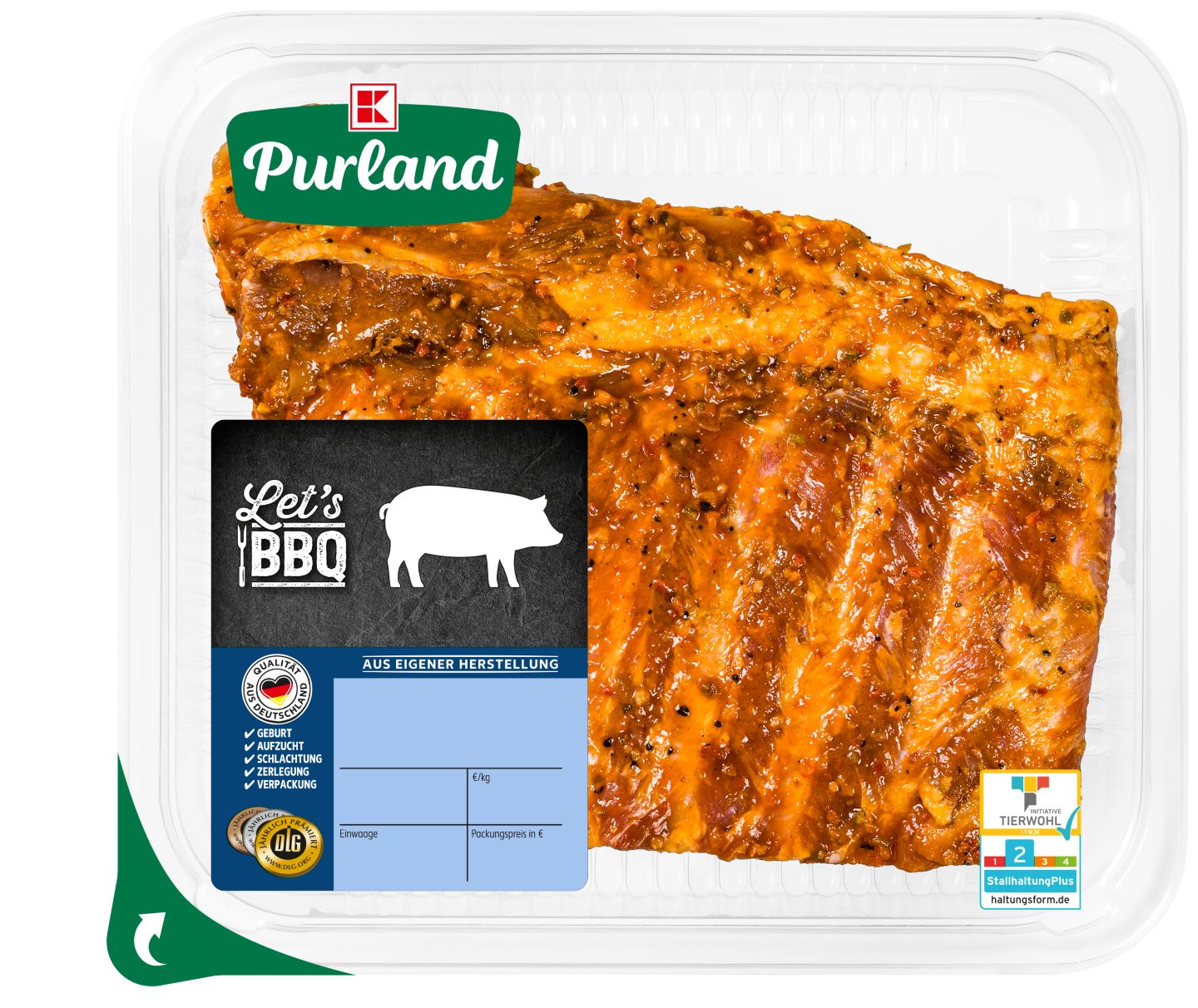 K-PURLAND Pork Ribs Smoker Style