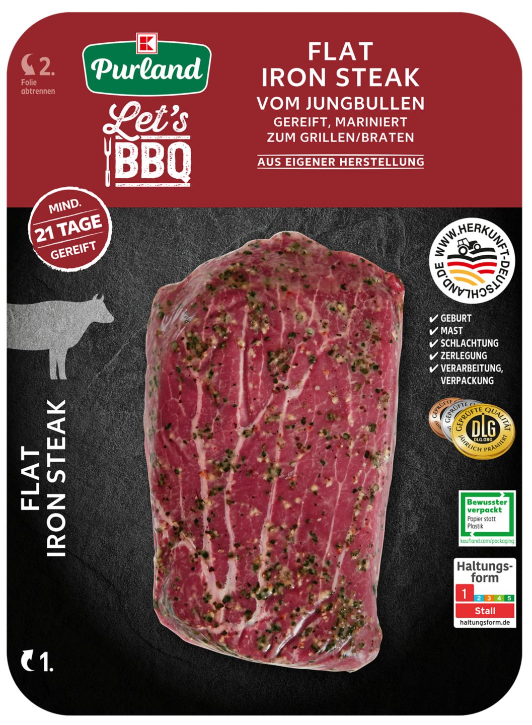 K-PURLAND Flat Iron Steak 