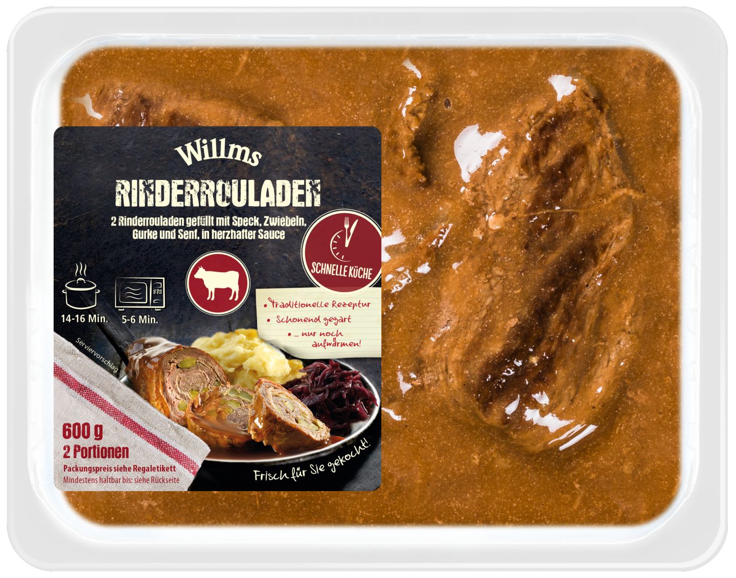 WILLMS Schnelle Küche Rinderrouladen