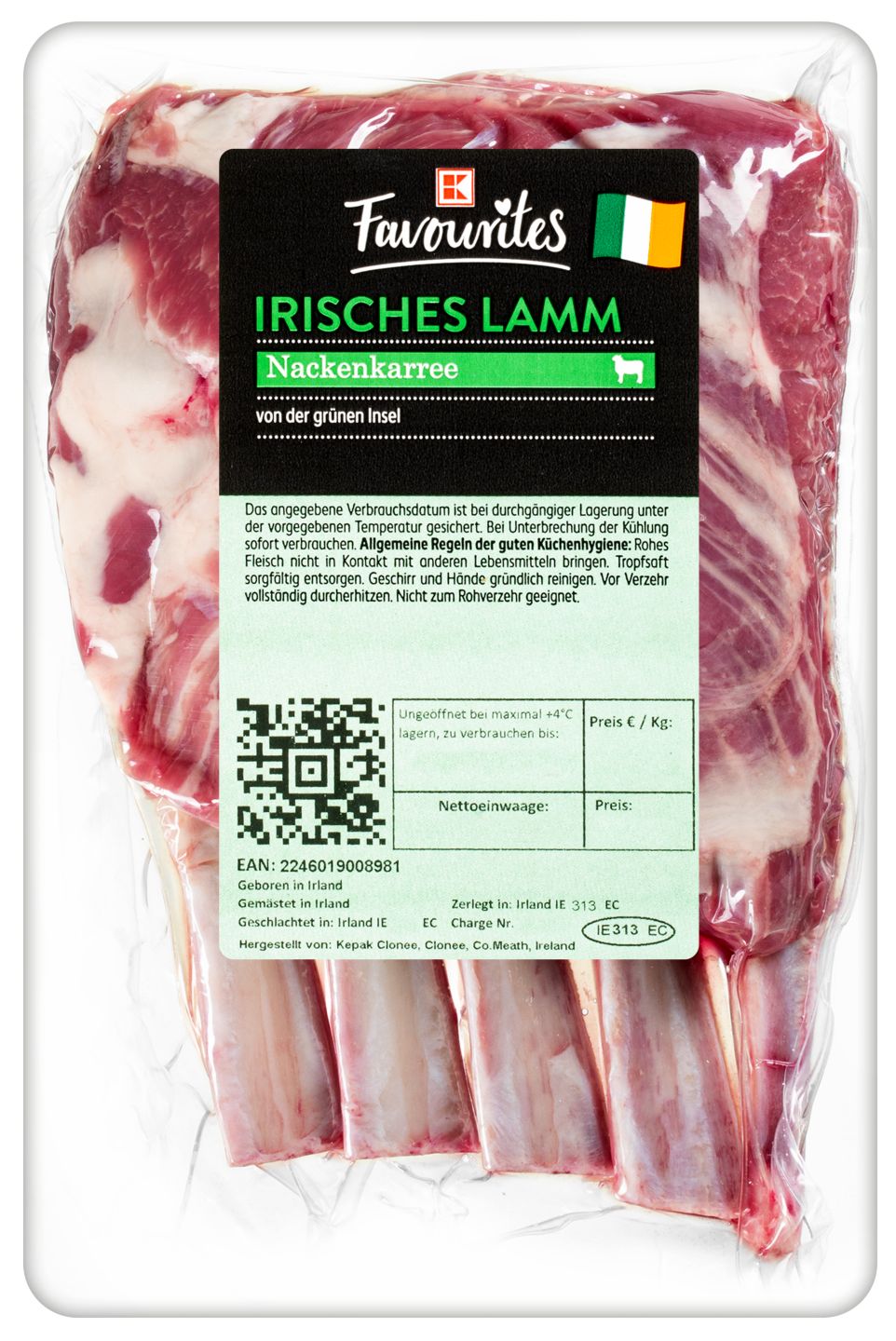K-FAVOURITES Irisches Lammnackenkarree