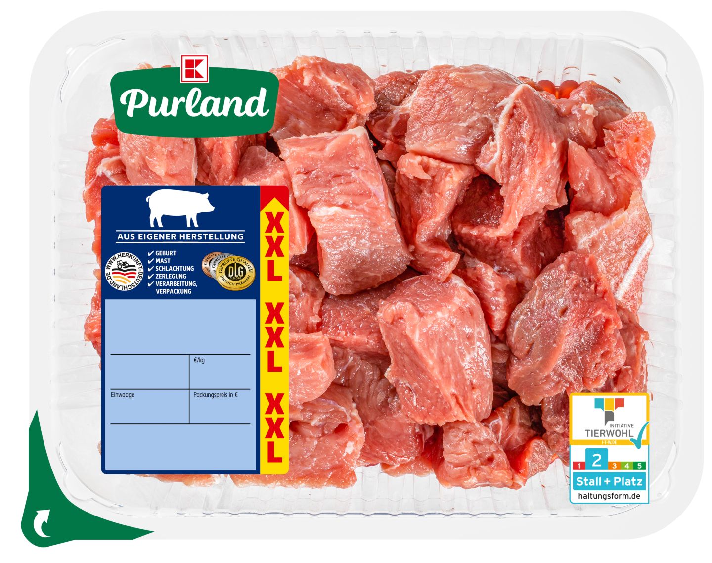 K-PURLAND Schweinegulasch XXL