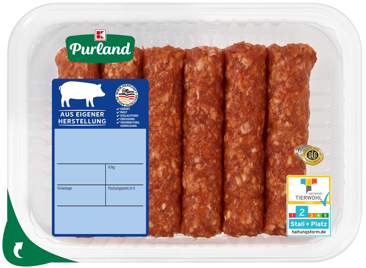 K-PURLAND Cevapcici vom Schwein
