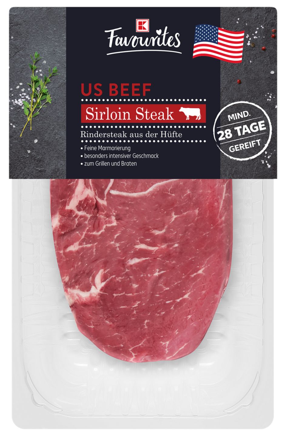 K-FAVOURITES Amerik. Sirloin-Steak