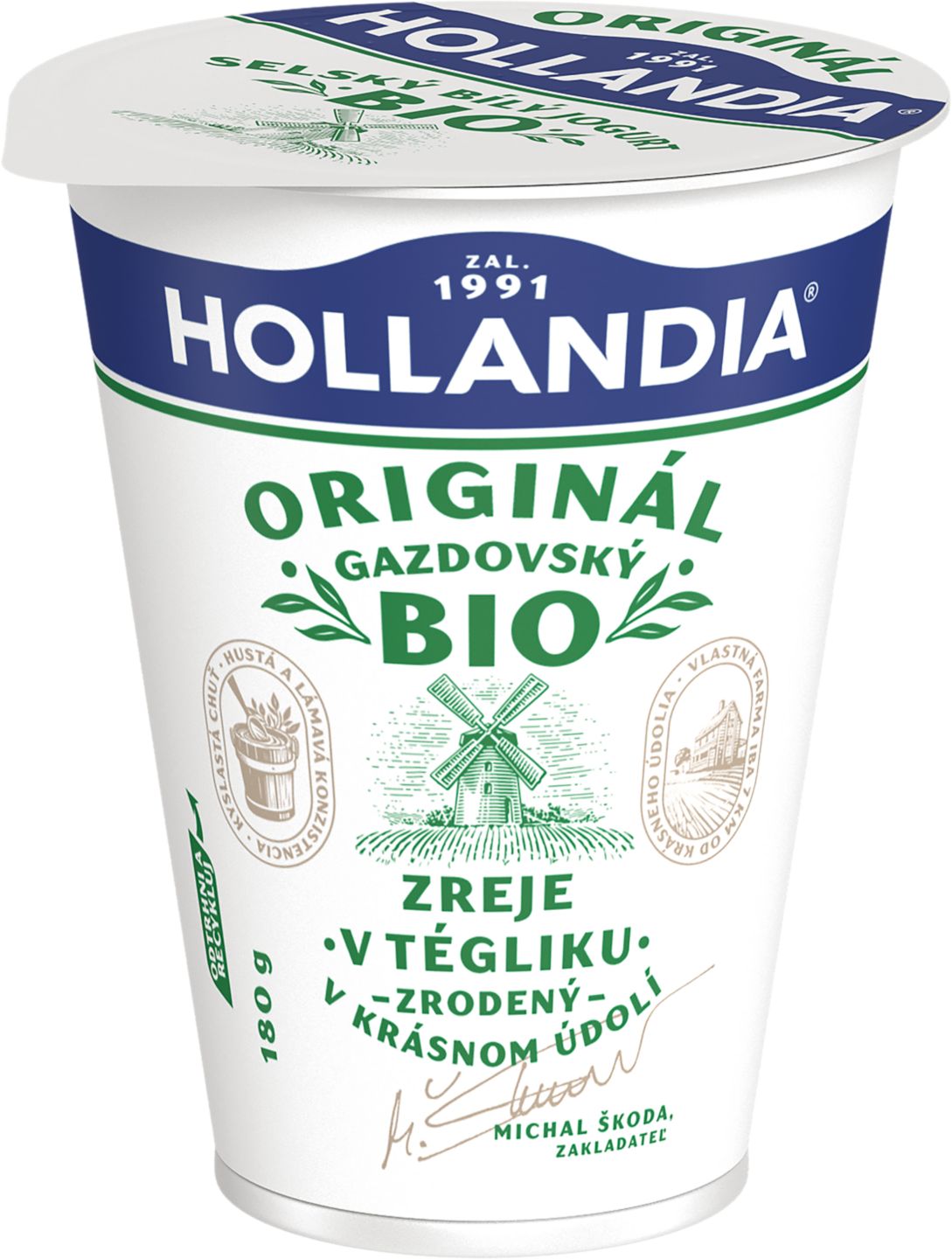 Hollandia BIO Gazdovský jogurt
biely