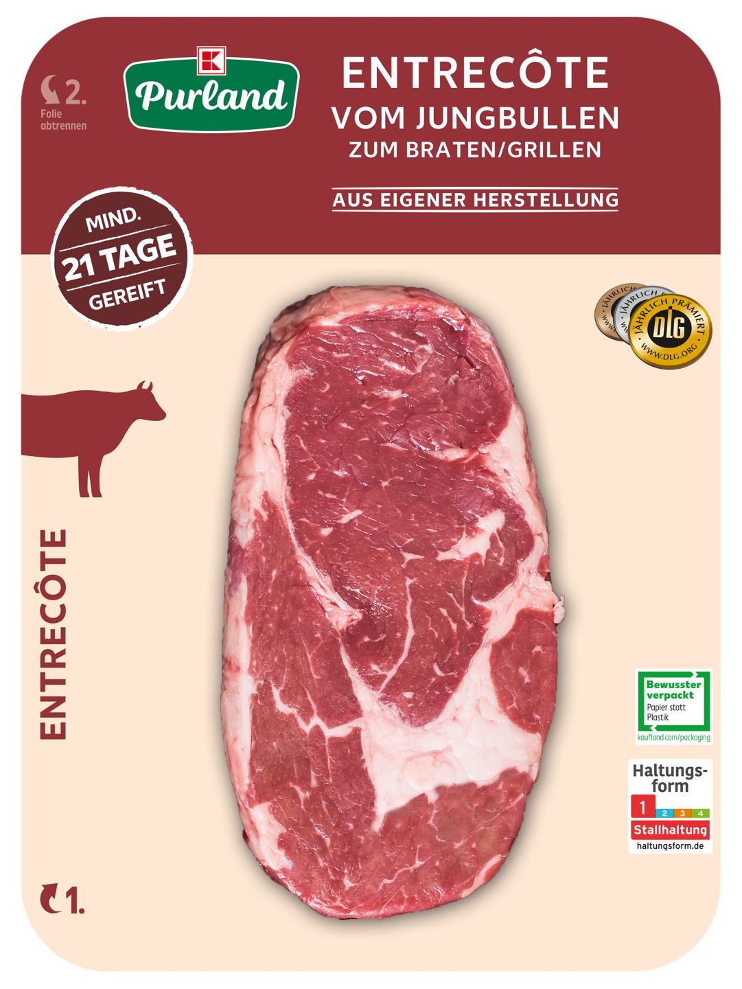 K-PURLAND Entrecôte vom Jungbullen