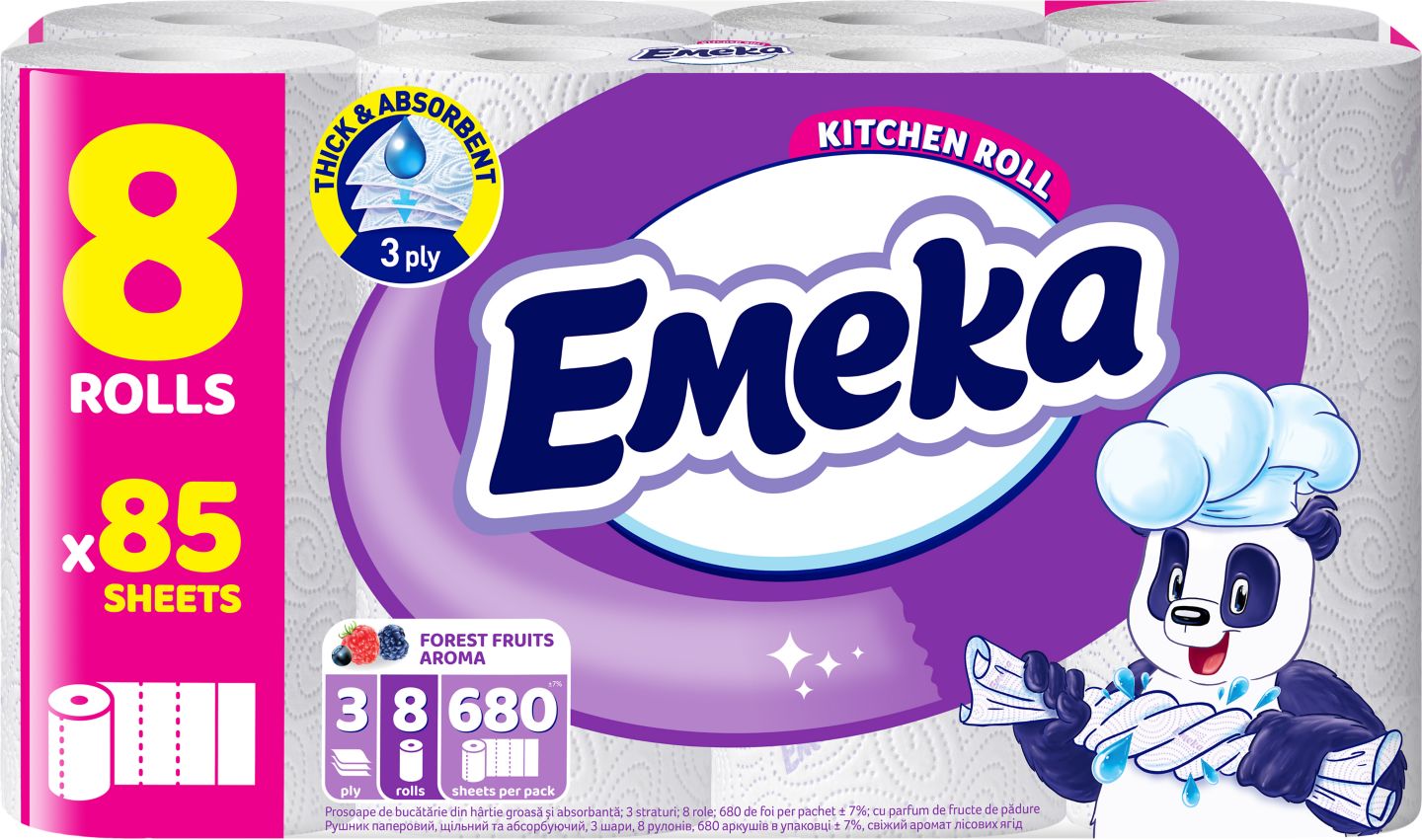 Изображение на Eмека Kухненска ролка
трипластова