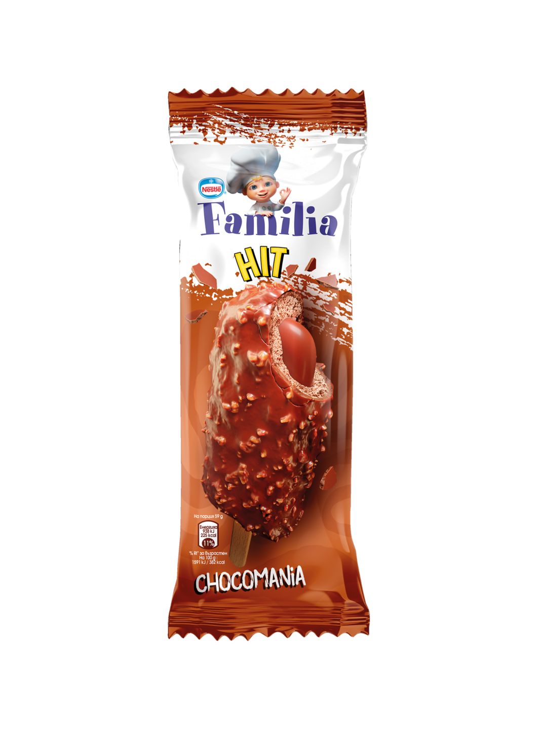 Изображение на Familiа Hit Сладолед Chocomania
различни вкусове