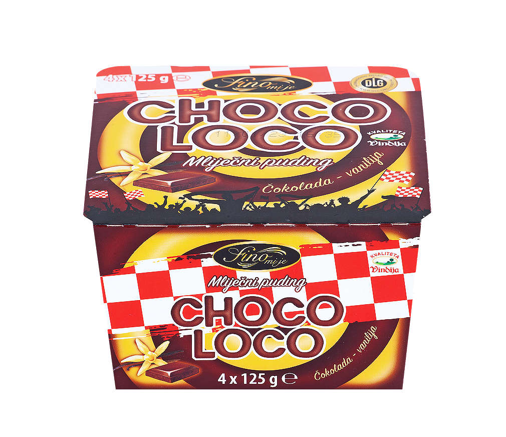 Fotografija ponude Choco-Loco ili Choco-Coco Mliječni puding