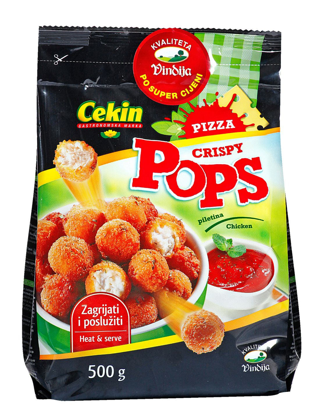 Cekin Okruglice Pizza pops
MPC 2.5.2025=6,79€