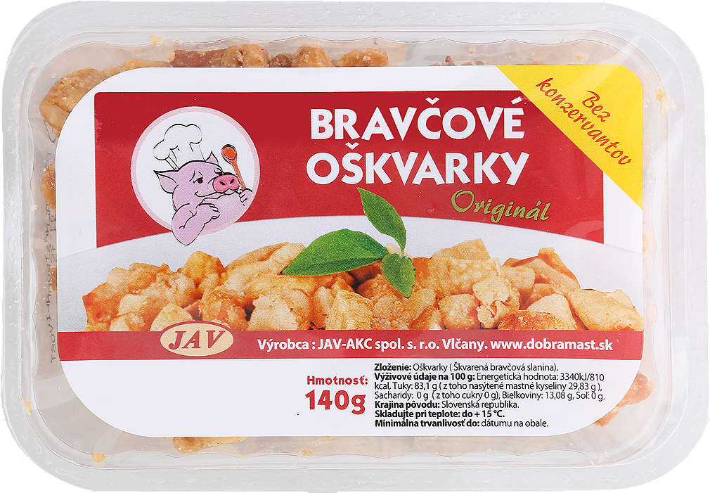 Zobrazenie výrobku Bravčové oškvarky 