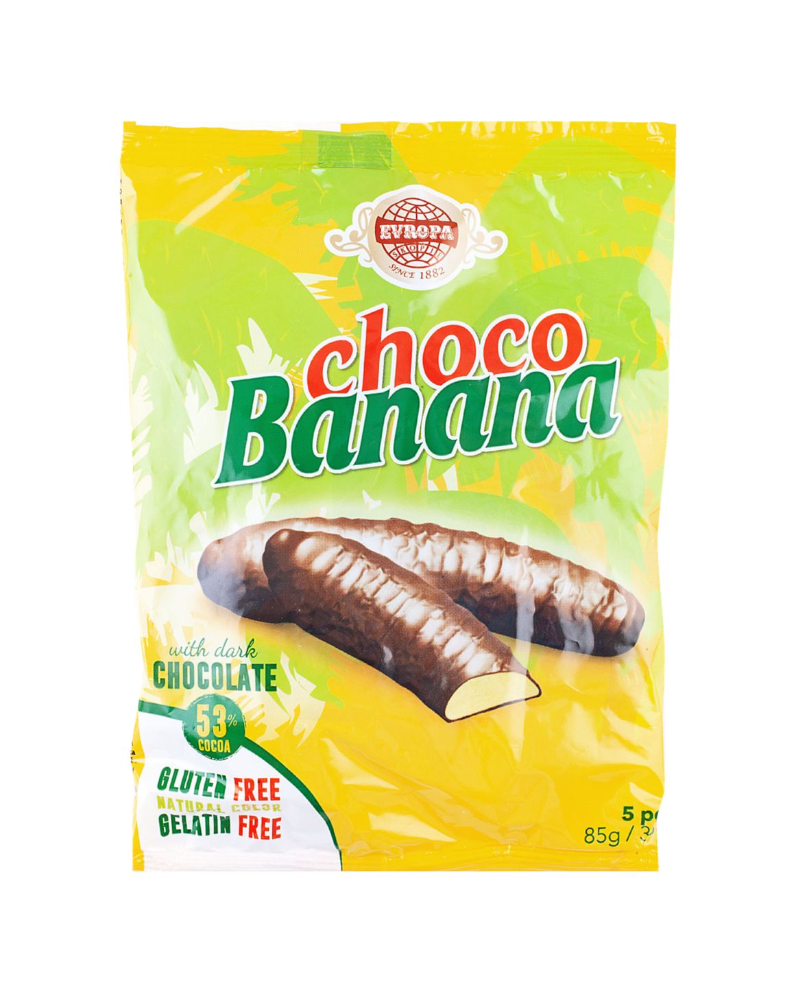 Evropa Čokoladne bananice
MPC 2.5.2025=1,05€