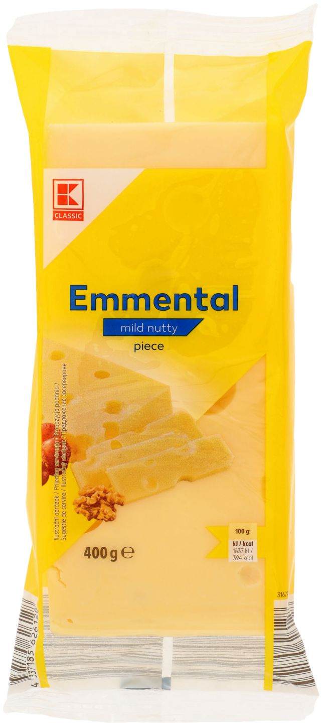 K-Classic Emmentaler, komad
MPC 2.5.2025=3,99€