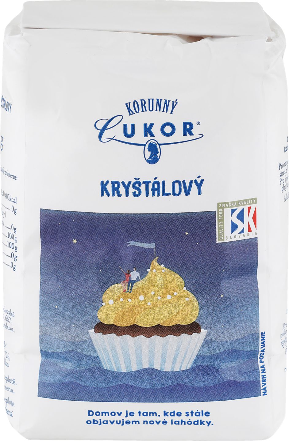 Korunný Cukor kryštálový