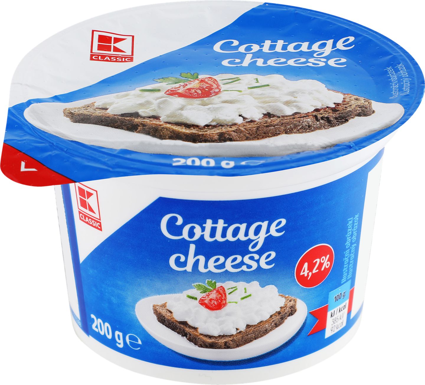 K-Classic Cottage Cheese
Mäkký čerstvý syr