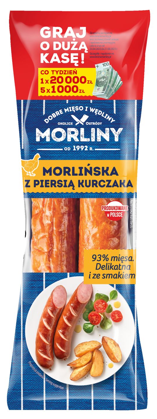 Morliny Kiełbasa z piersią kurczaka