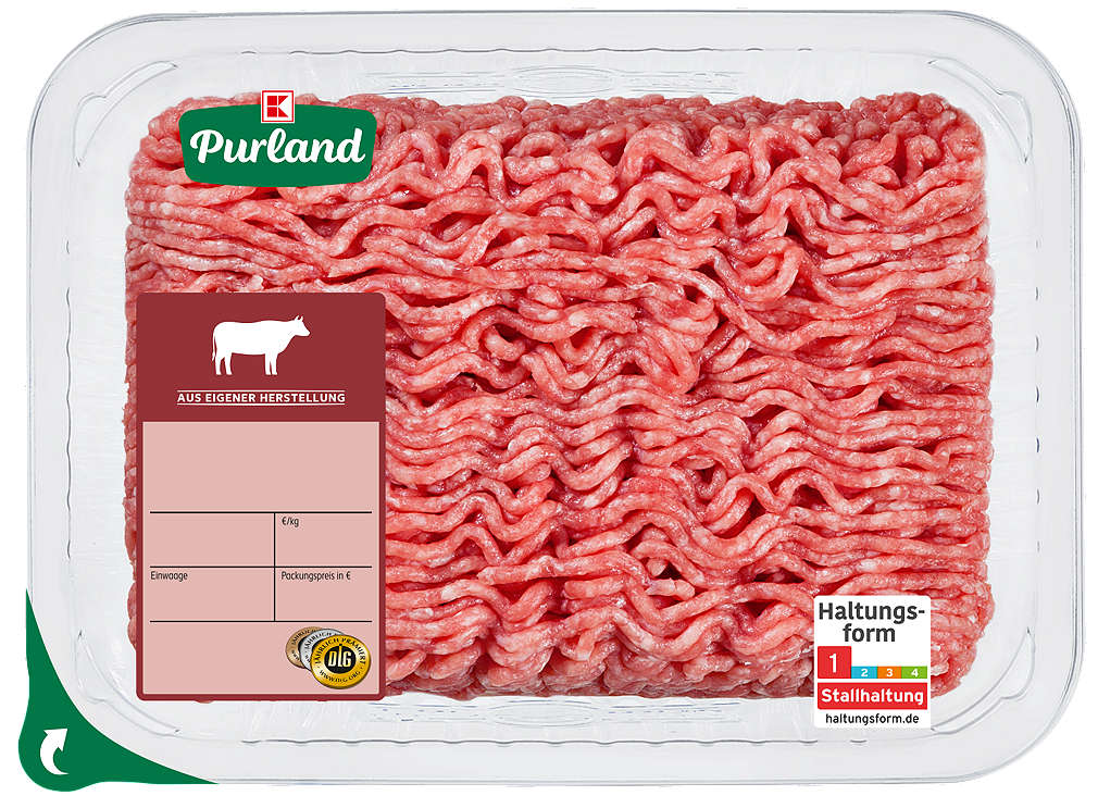 Abbildung des Angebots K-PURLAND Rinderhackfleisch 