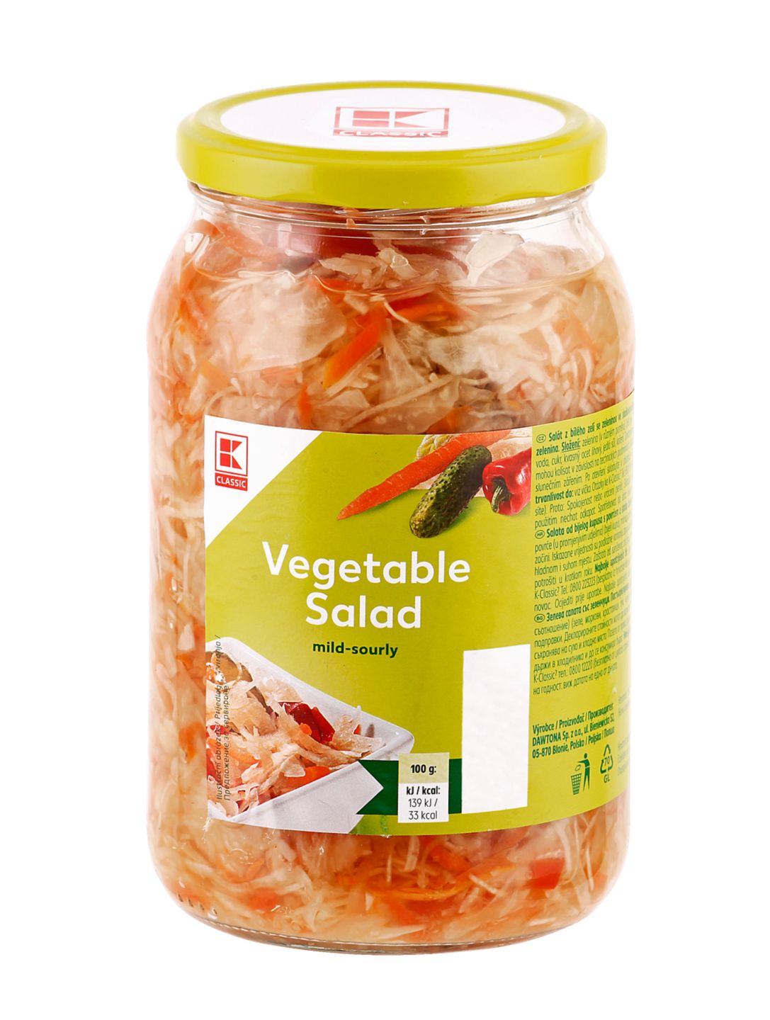 K-Classic Salata od povrća
MPC 2.5.2025=1,99€