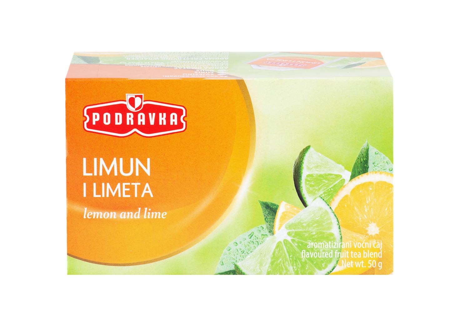 Podravka Čaj limun limeta
MPC 2.5.2025=1,99€