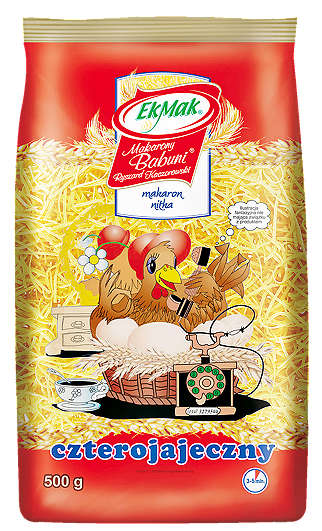Makarony Babuni Makaron jajeczny