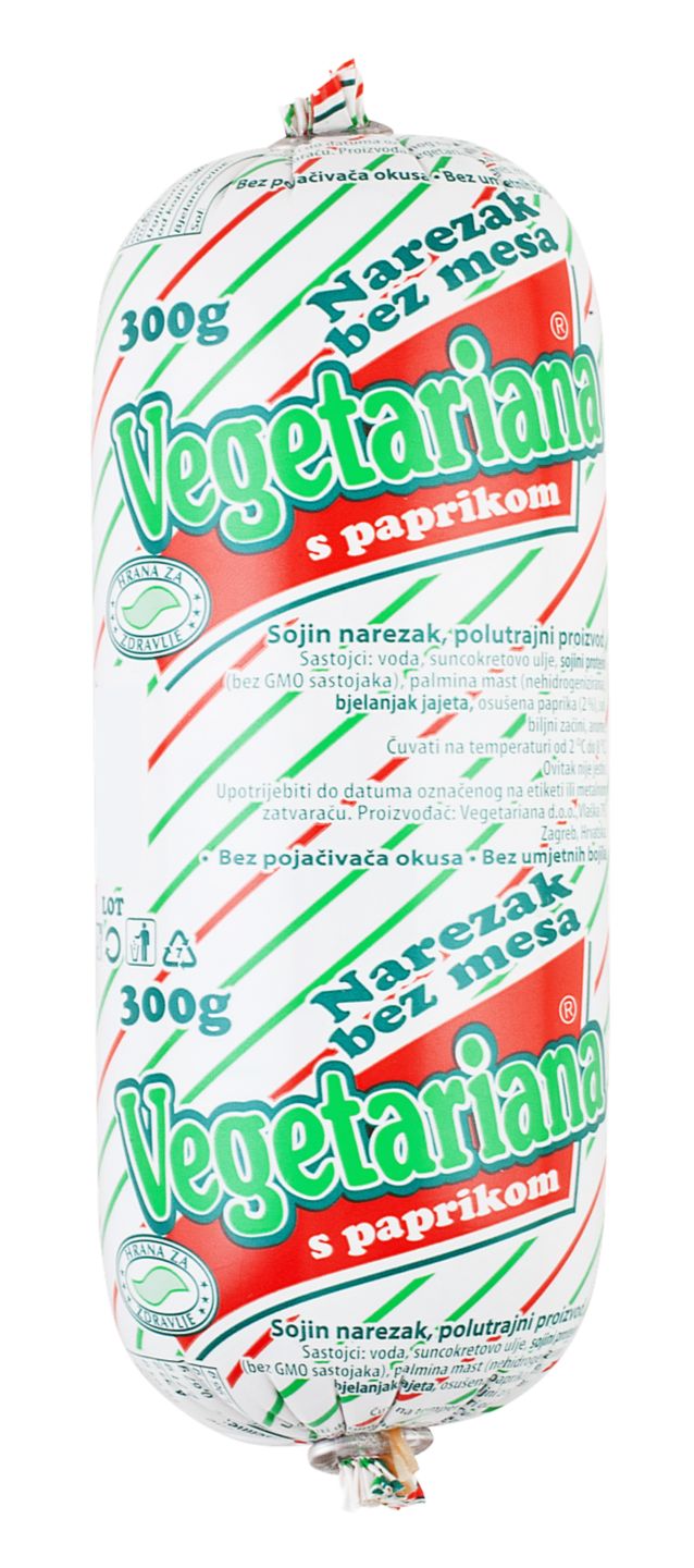 Vegetariana nar. bez mesa s paprik.300 g
MPC 2.5.2025=4,99€