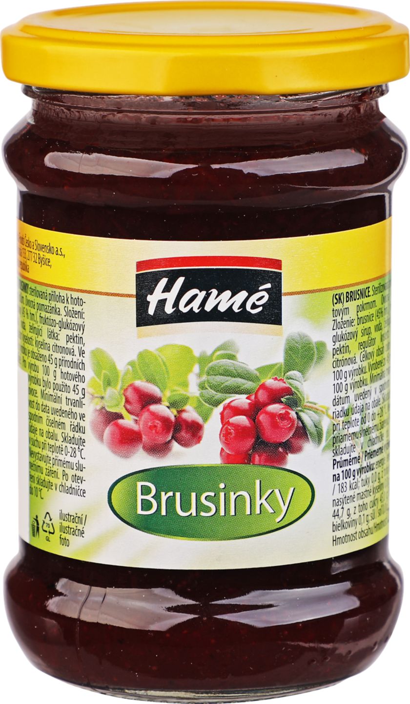 Hamé ovocná natierka