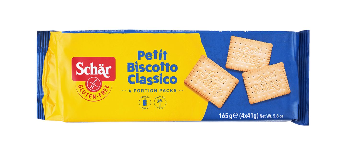 Schär petit keksi 165 g
MPC 2.5.2025=3,45€
