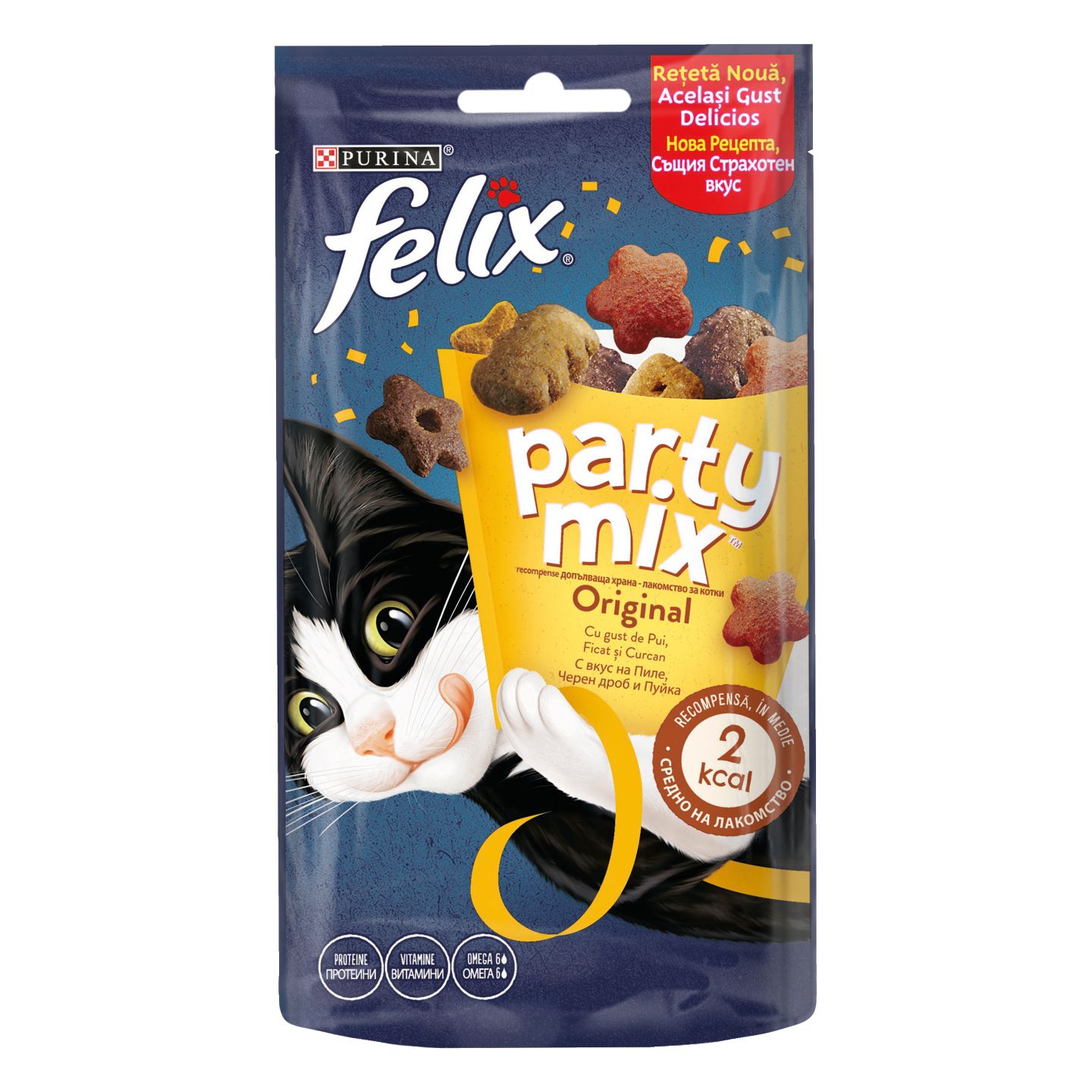 Изображение на Felix Party Mix допълваща храна за коте
60гр