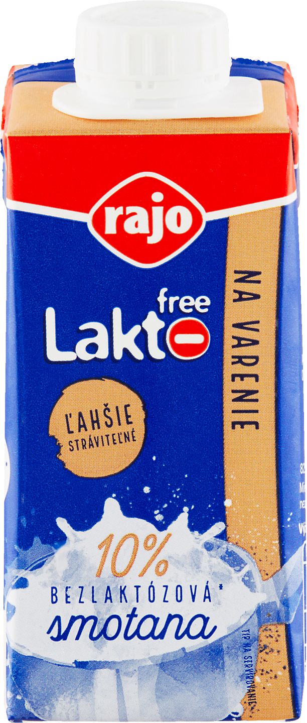 Rajo Trvanlivá delakt.smotana
na varenie 10%