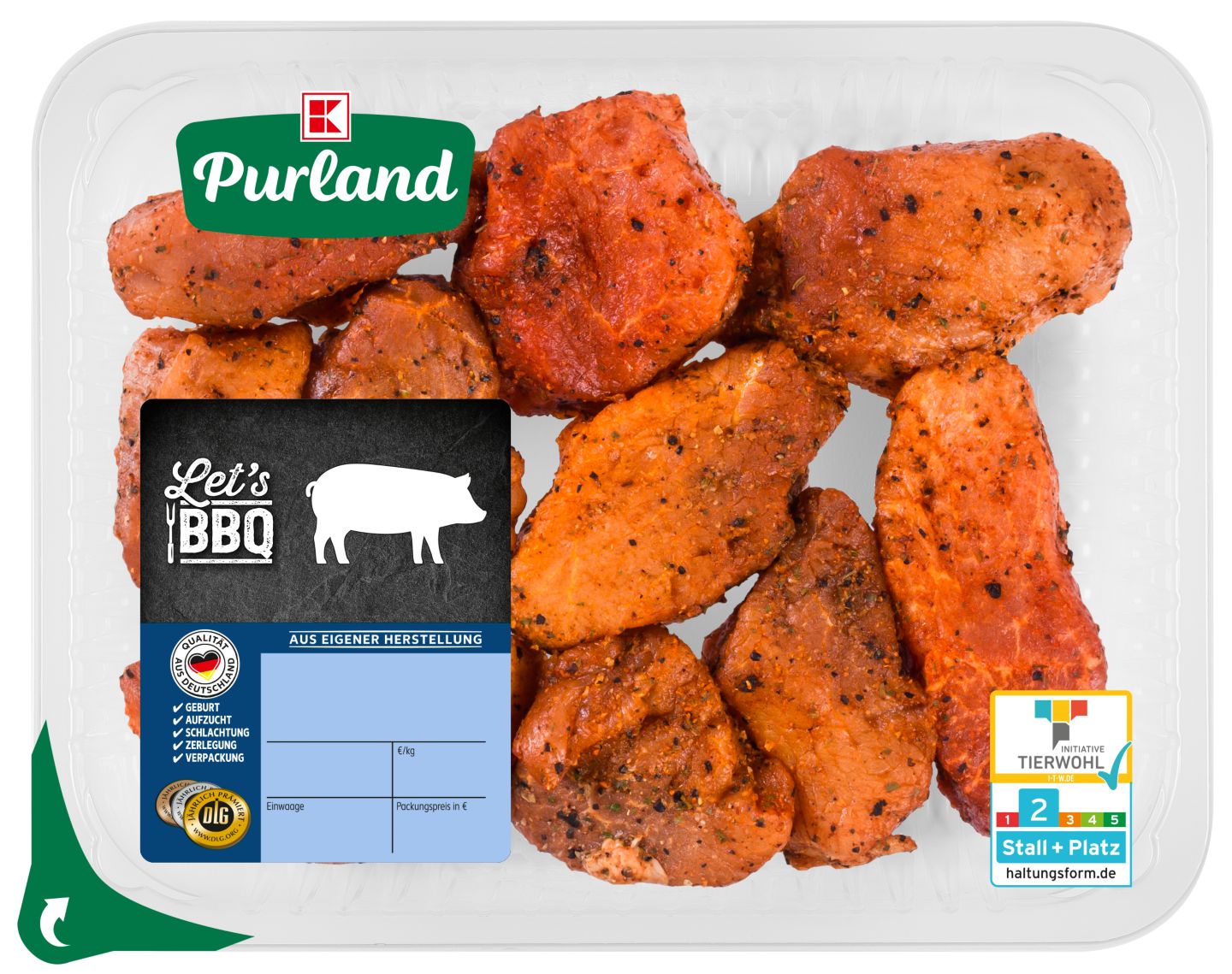 K-PURLAND Schweinemedaillons Texas Style
