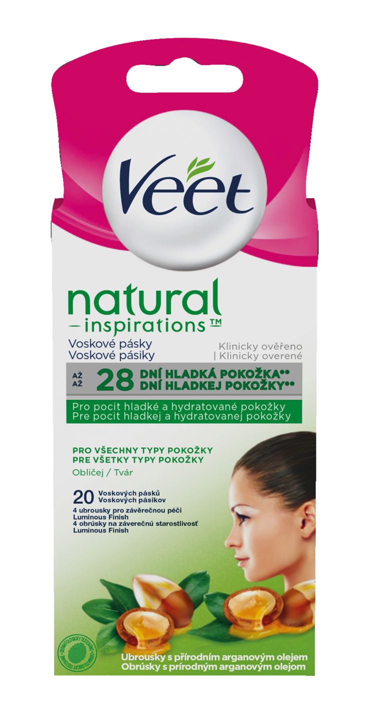 Изображение на Veet Natural Епилиращи ленти
за лице