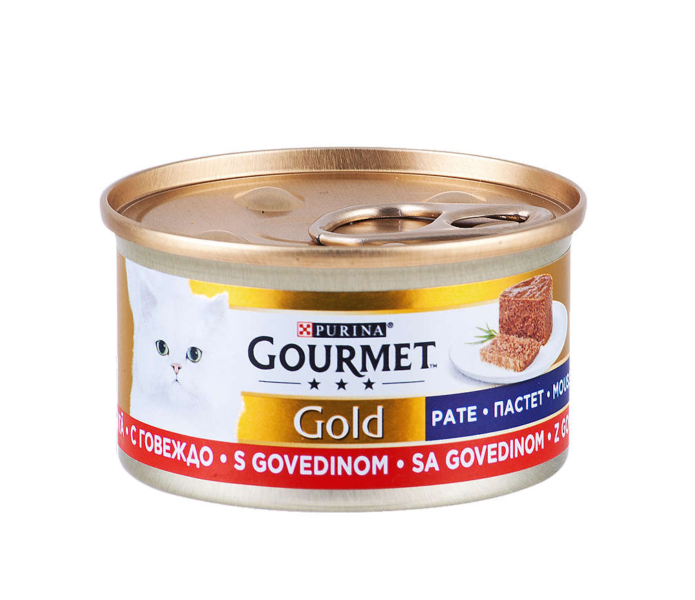 Изображение за продукта Gourmet Gold Мус за котки различни вкусове