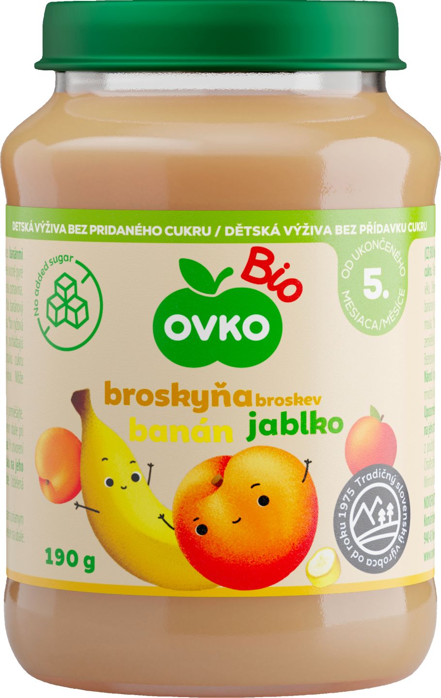 Ovko Ovocná výživa pre deti Bio