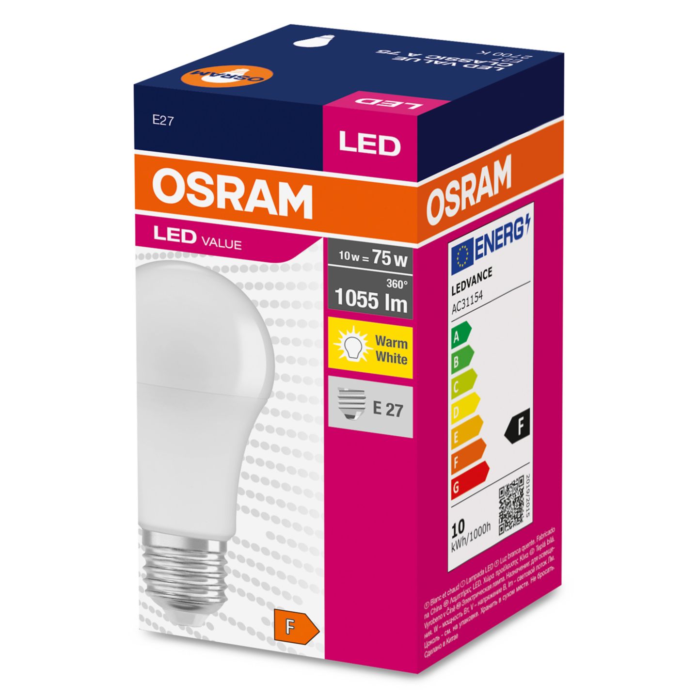 Изображение на Osram LED VALUE лампа
Е27
