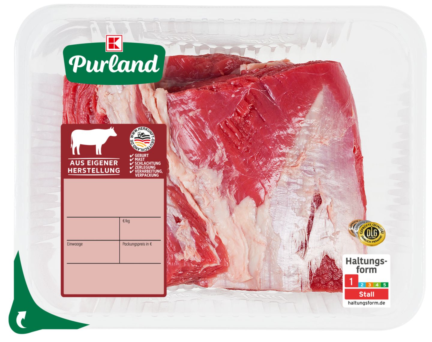 K-PURLAND Rinderbraten Hals/Hohe Rippe vom Jungbullen