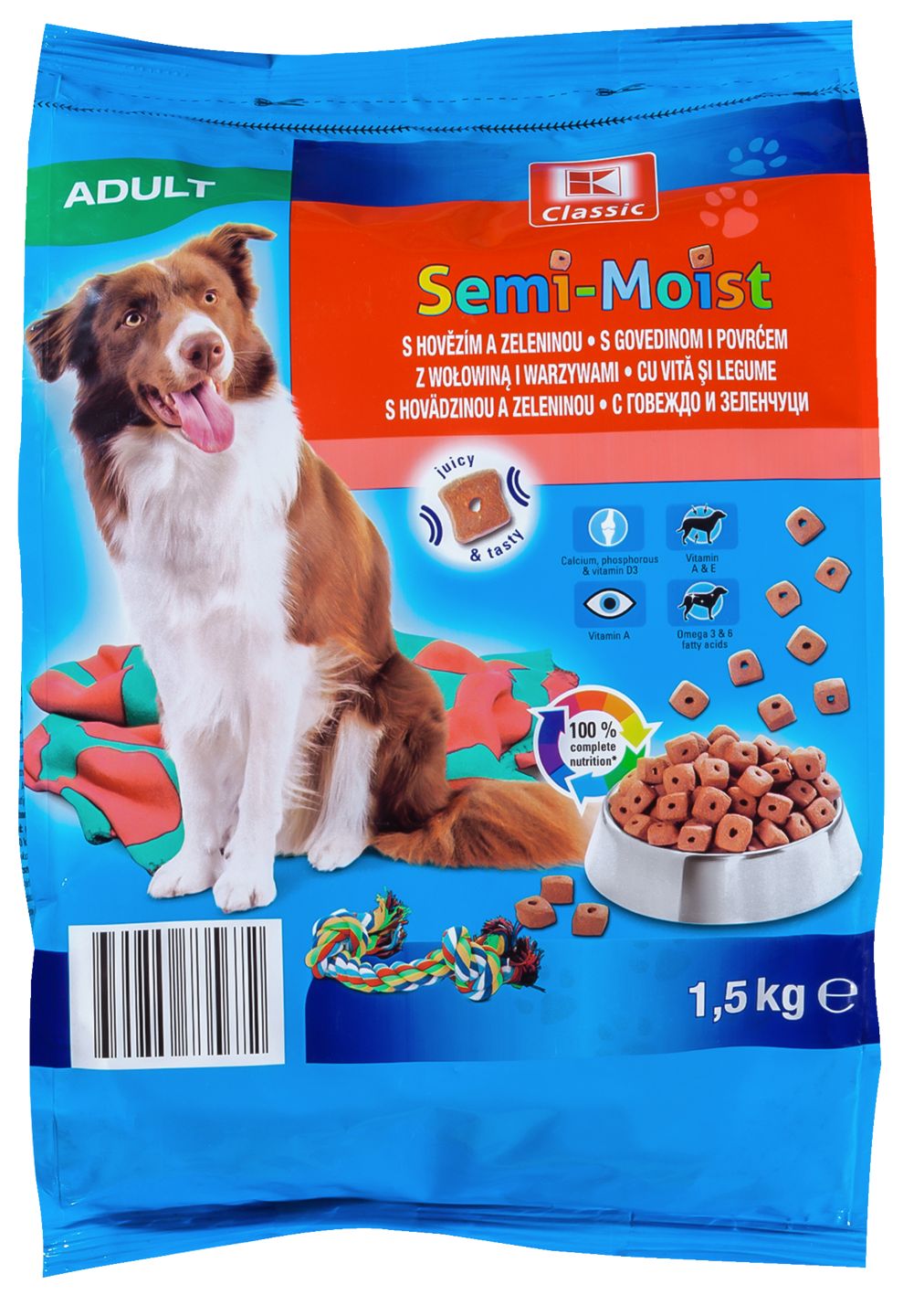 Изображение на K-Classic Храна за кучета Saftige
говеждо със зеленчуци