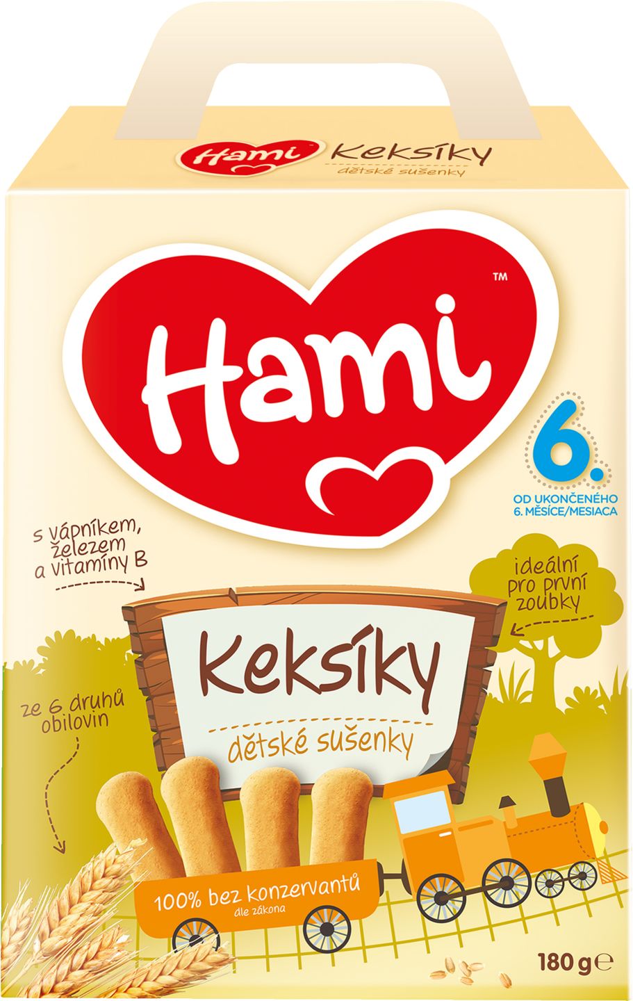 Hami Detské keksíky
od 6. mesiaca