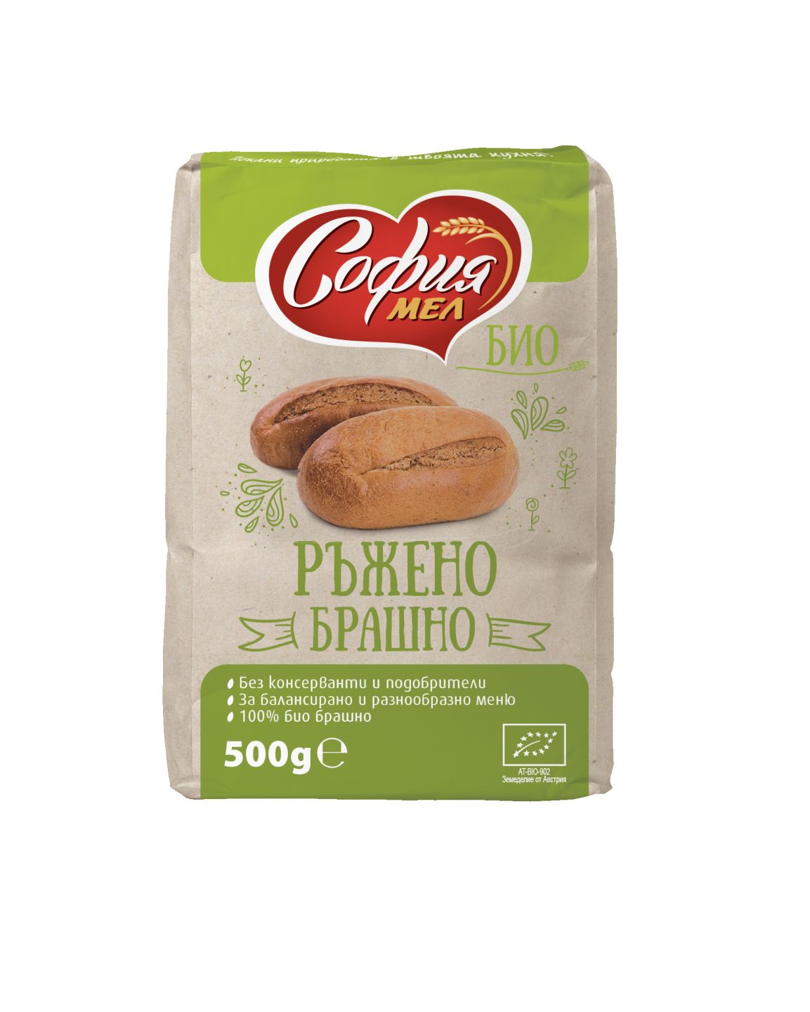 Изображение на София мел Ръжено брашно
БИО