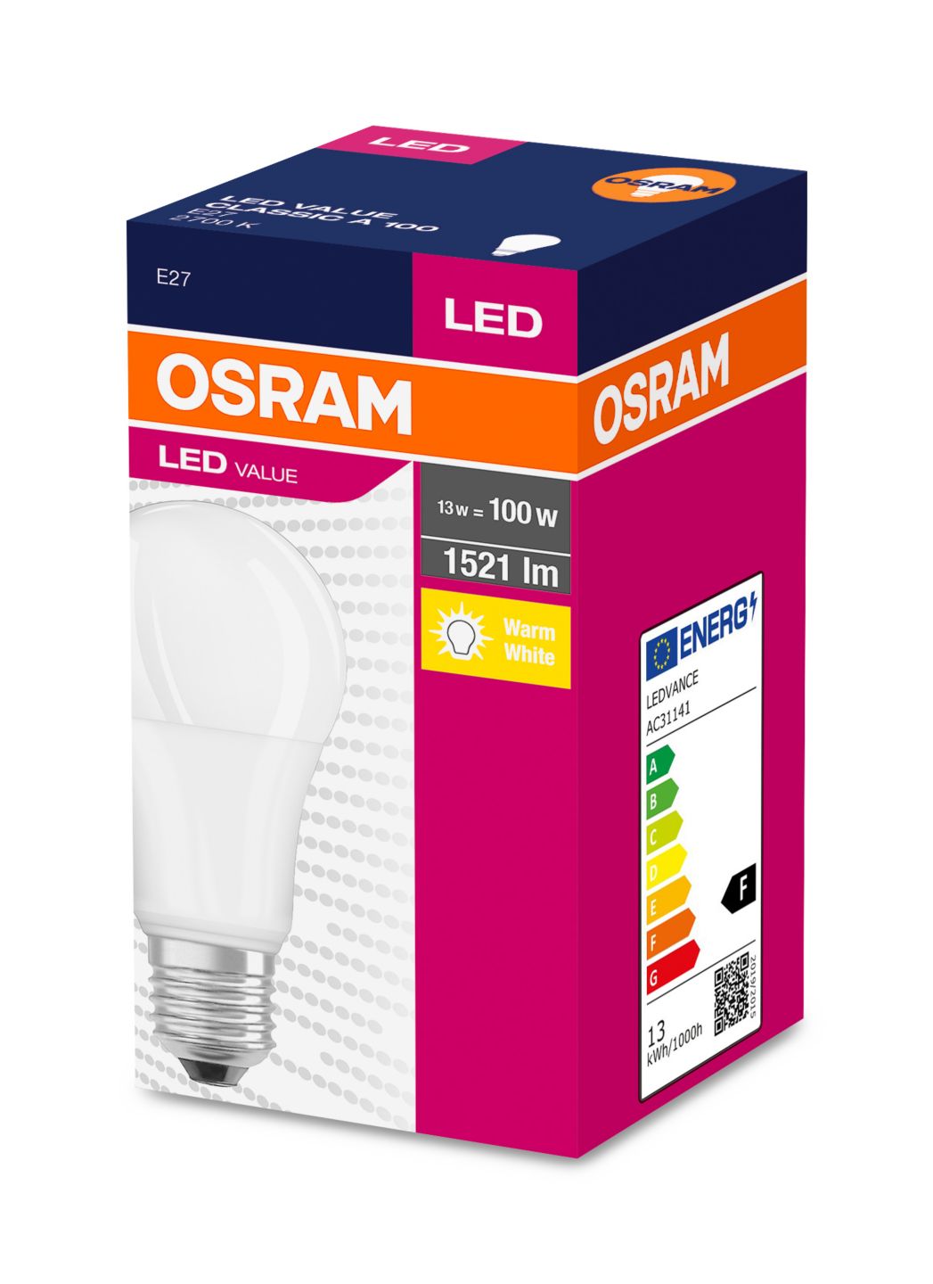 Изображение на Osram LED VALUE лампа
E27