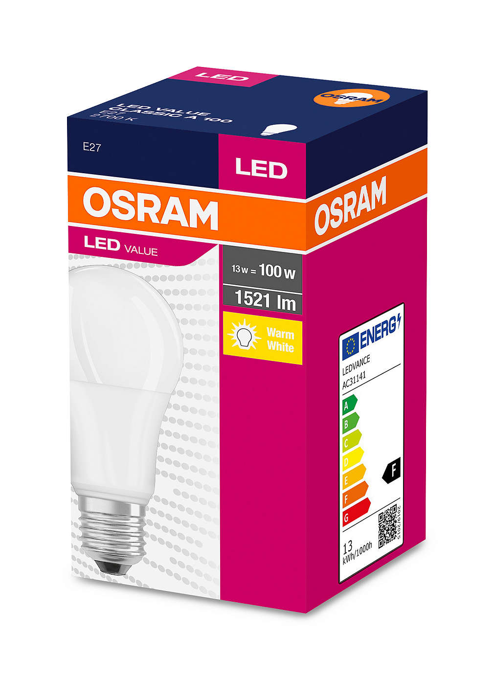 Изображение за продукта Osram LED VALUE крушка E27