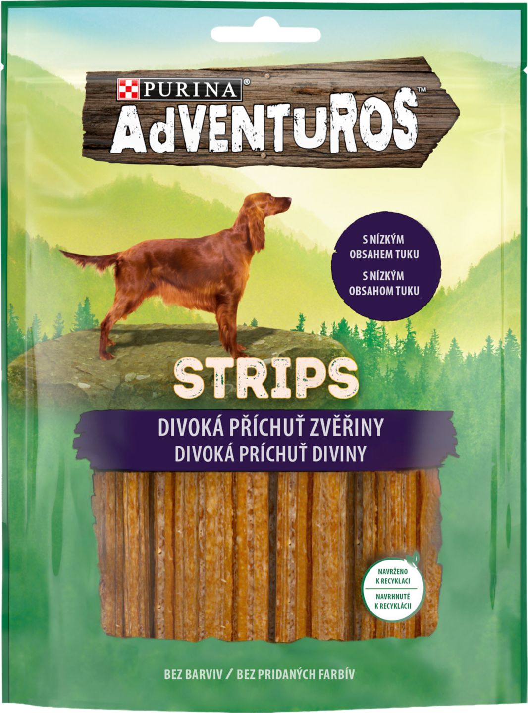 Adventuros Pochúťka pre psov
strips zverina